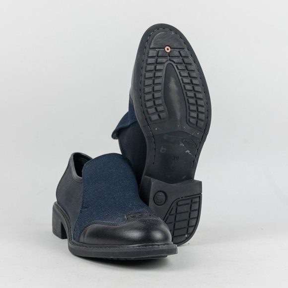 G-Star RAW Guardian Denim and Faux Leather Loafers - Picture 4 of 8